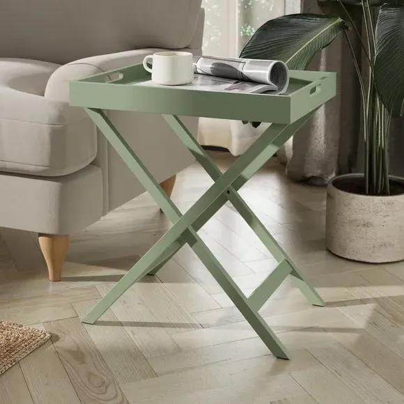Foldable Tray Table with Removable Top - Lilypad