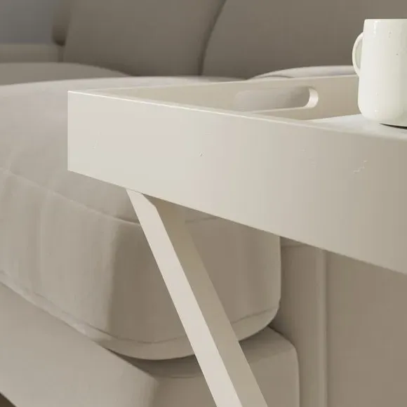 Foldable Tray Table with Removable Top - Stone