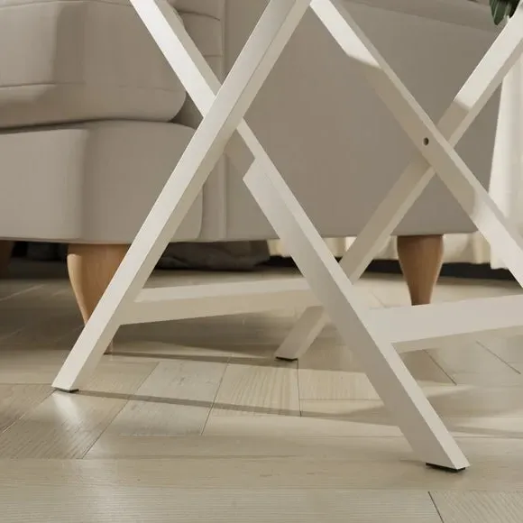 Foldable Tray Table with Removable Top - Stone