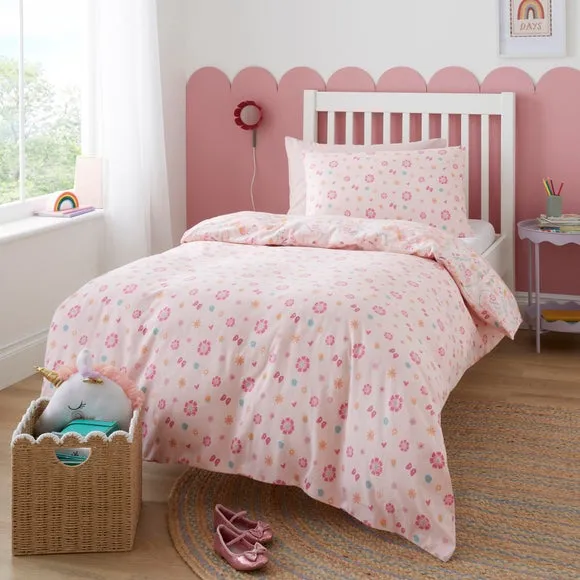 Folk Horse Quilt Cover Set - Multicolor, Cotton