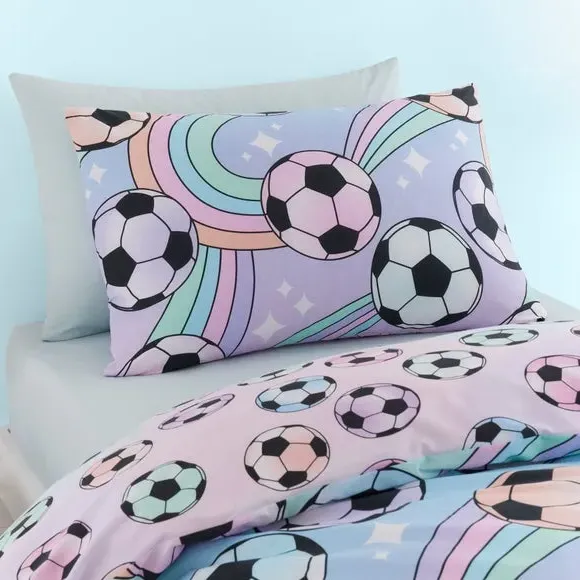 Football Ombre Duvet Cover Set - Multicolor