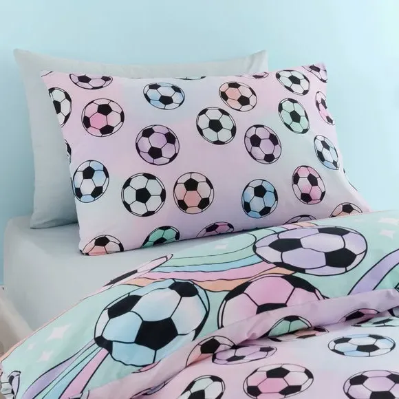 Football Ombre Duvet Cover Set - Multicolor