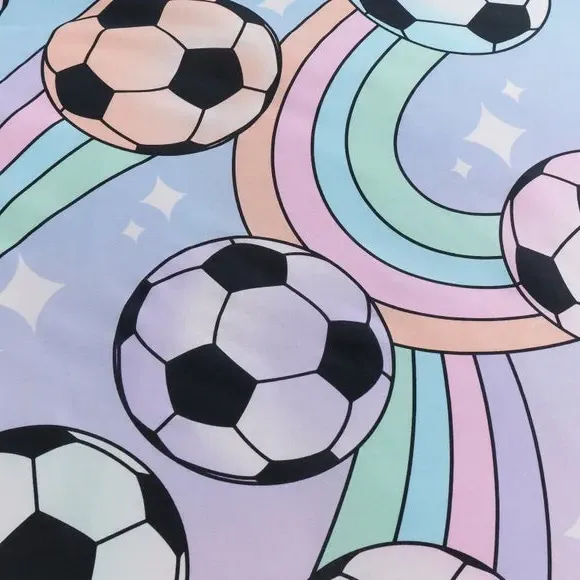 Football Ombre Duvet Cover Set - Multicolor