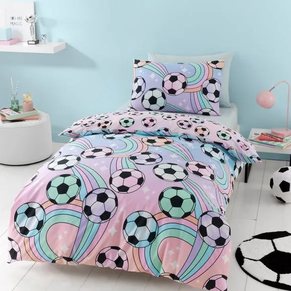 Football Ombre Duvet Cover Set - Multicolor image