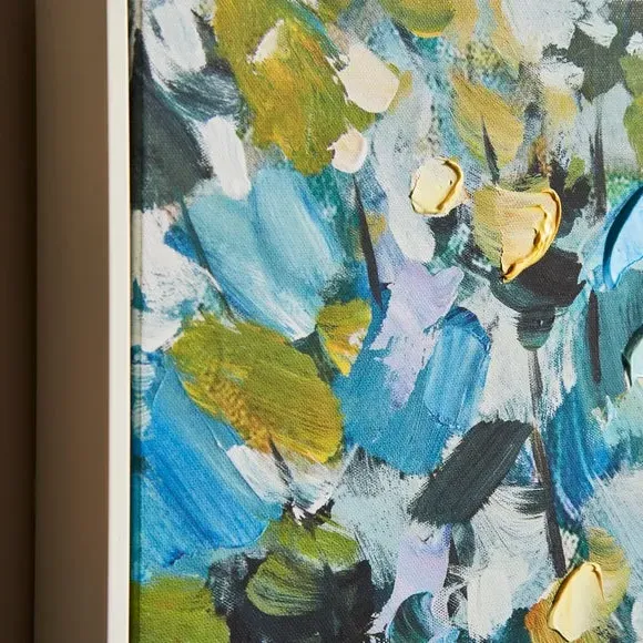 Framed Canvas Wall Art - Multicolor Landscape