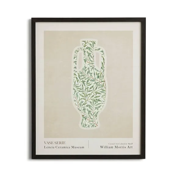Framed Print Vase Series - Black Frame