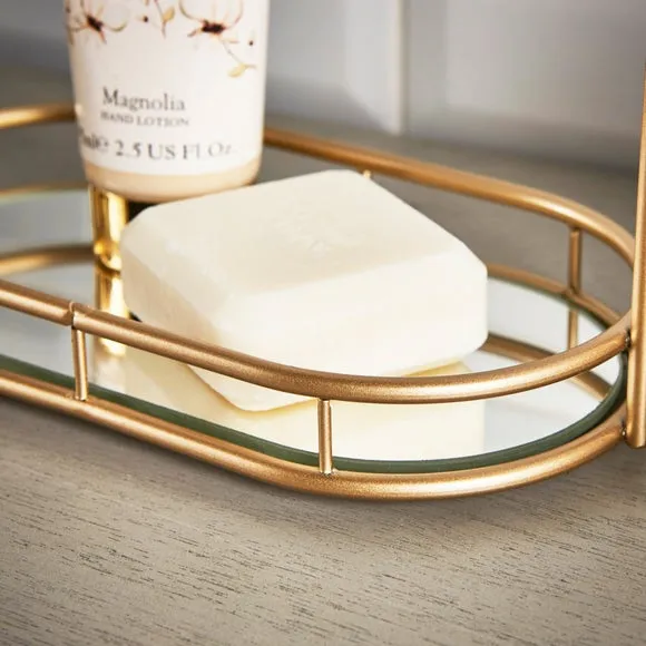 Free Standing Dressing Mirror - Brushed Bronze