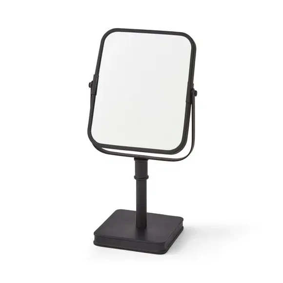 Free Standing Dressing Table Mirror - Black