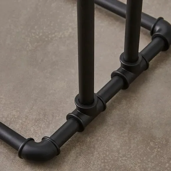 Free Standing Towel Rail - Black, Chrome