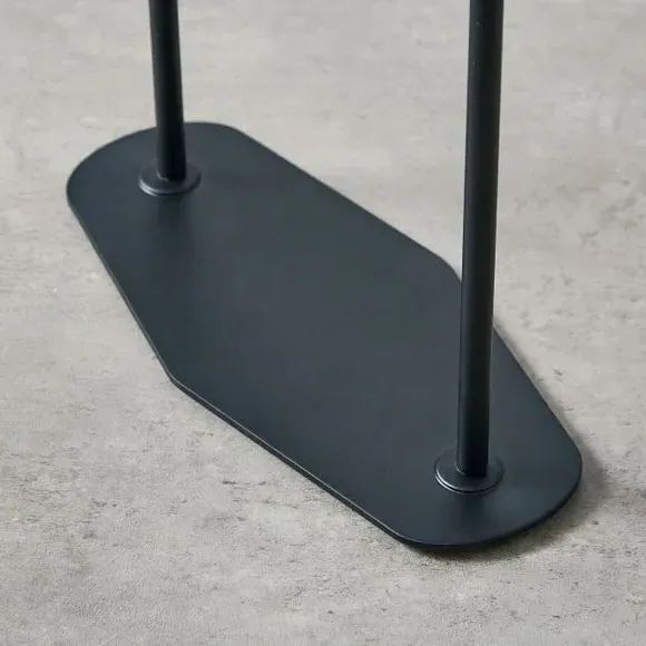 Freestanding Towel Rail - Black