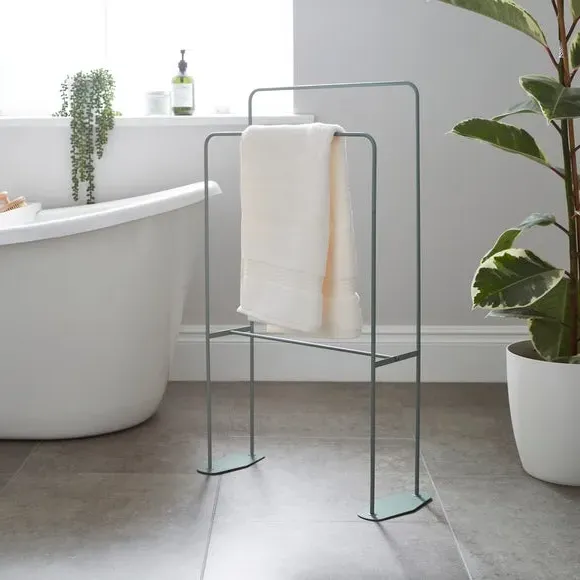 Freestanding Towel Rail - Sage