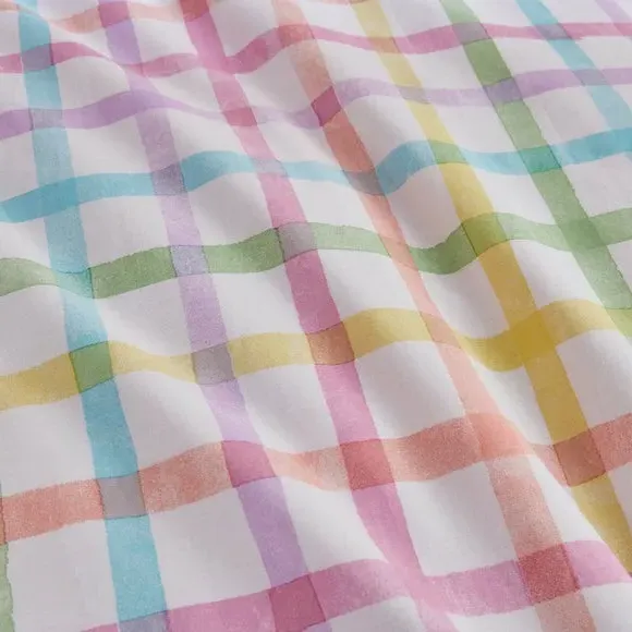 Frilled Duvet Cover Set - Multicolor, Cotton