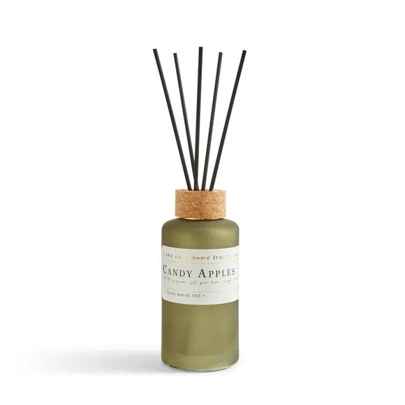 Frosted Glass Reed Diffuser - Green, Glass