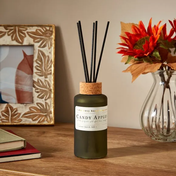 Frosted Glass Reed Diffuser - Green, Glass image