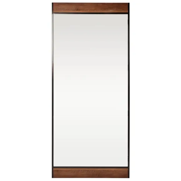 Full Length Leaner Mirror - Black, Metal