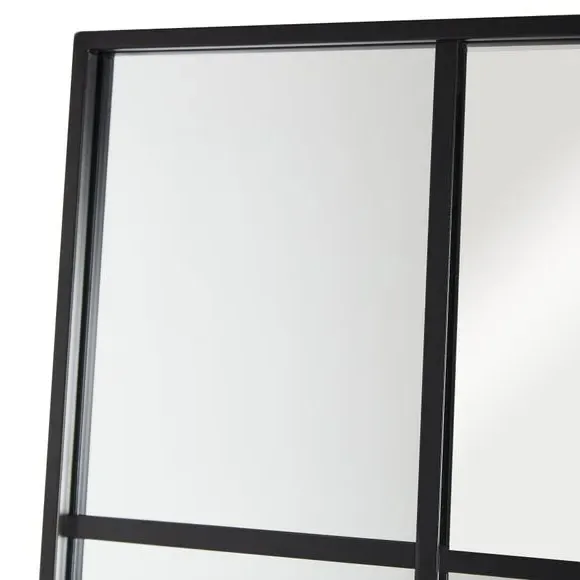Full Length Leaner Mirror - Black, Metal