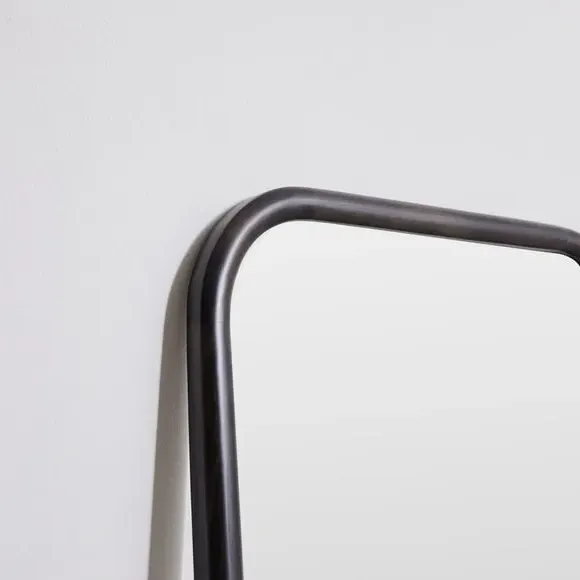 Full Length Leaner Mirror - Black, Wood