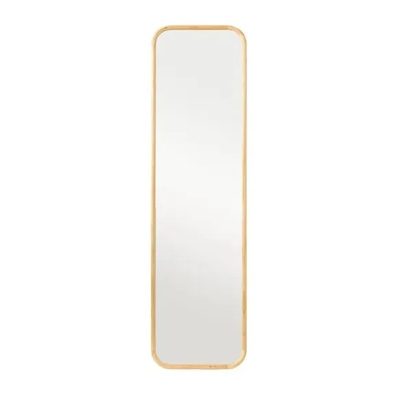 Full Length Leaner Mirror - Oak, Wood