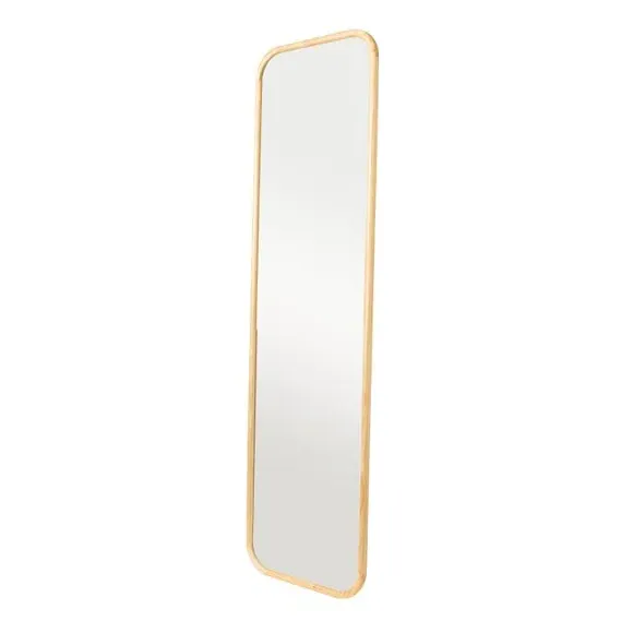 Full Length Leaner Mirror - Oak, Wood