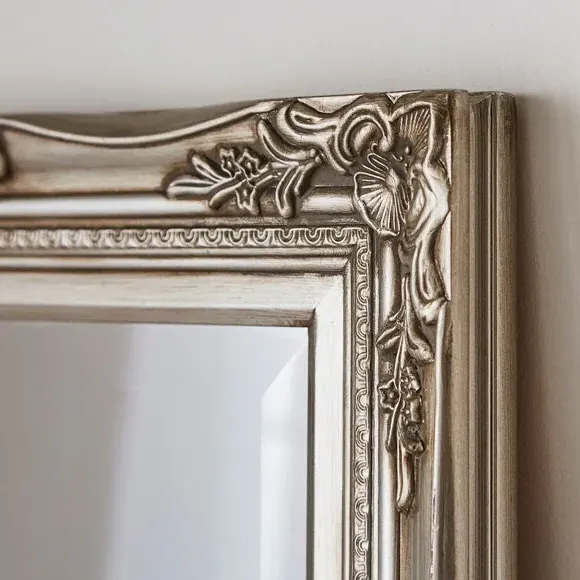 Full Length Leaner Mirror - Silver