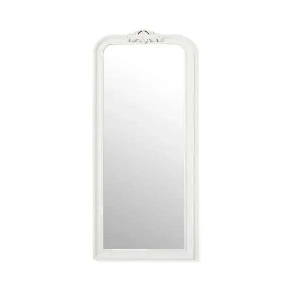 Full Length Leaner Mirror - White