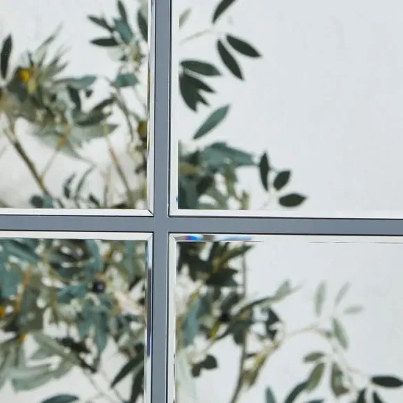 Full Length Window Leaner Mirror - Grey