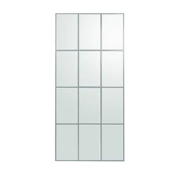 Full Length Window Leaner Mirror - Grey