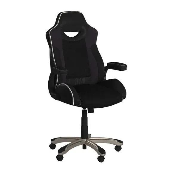 Gaming Desk and Chair Bundle - Black, Mixed