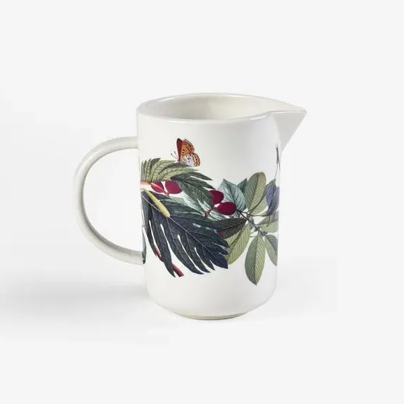 Garden Bloom Jug - White, Fine China