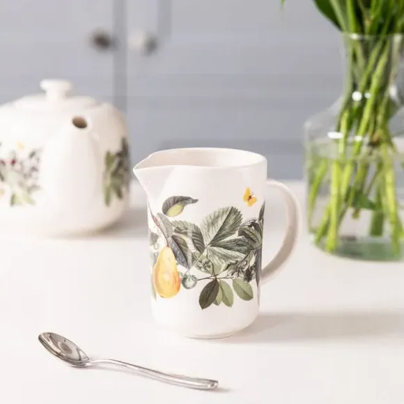 Garden Bloom Jug - White, Fine China image