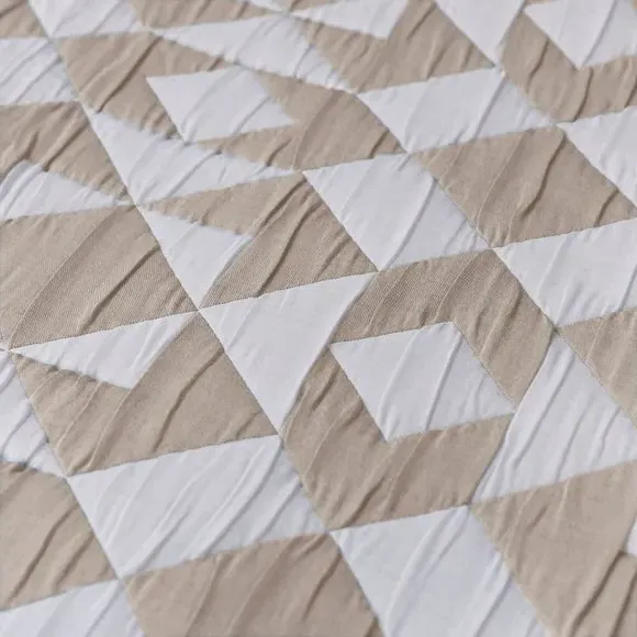 Geo Duvet Cover & Pillowcase Set - Natural