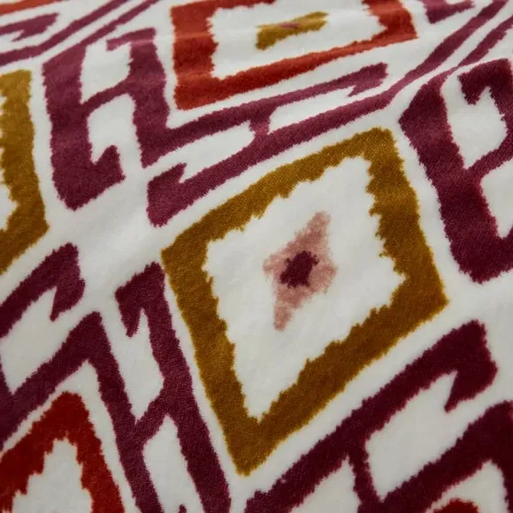 Geo Duvet Cover Set with Pillowcase - Fleece