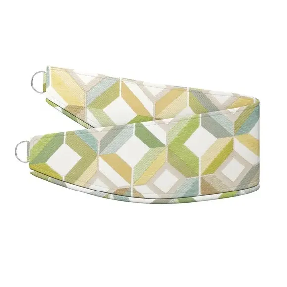 Geometric Curtain Tieback - Pampas