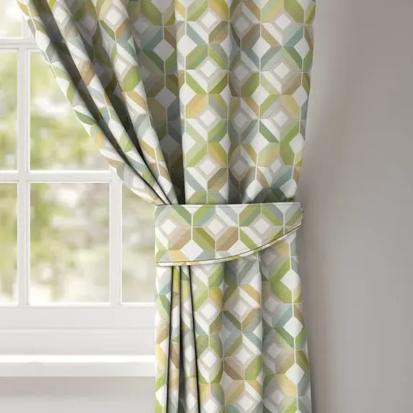 Geometric Curtain Tieback - Pampas