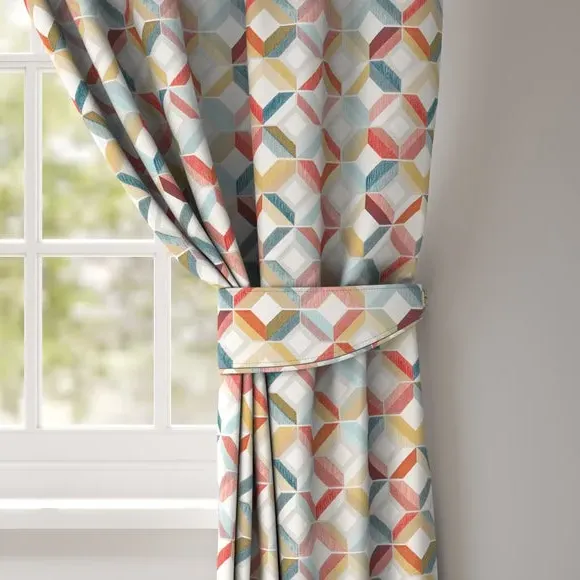 Geometric Curtain Tieback - Tutti Frutti