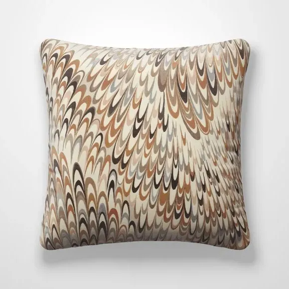 Geometric Cushion Cover - Opal, Cotton