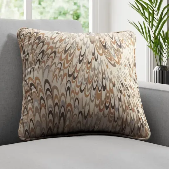 Geometric Cushion Cover - Opal, Cotton