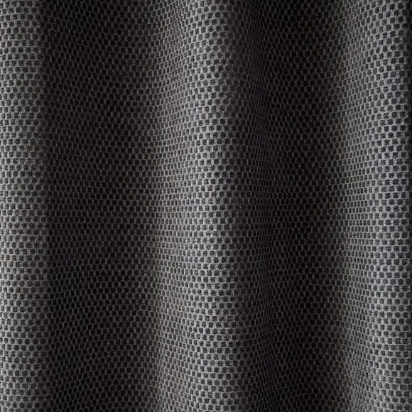 Geometric Cushion with Piped Edge - Grey, Chenille