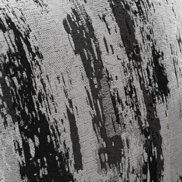 Geometric Cushion with Removable Cover - Charcoal