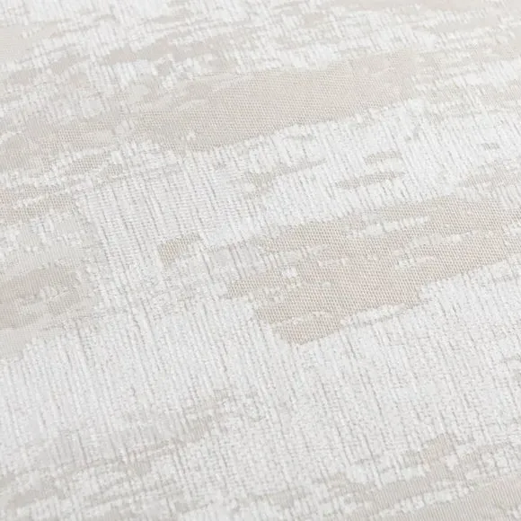 Geometric Cushion with Removable Cover - Ivory