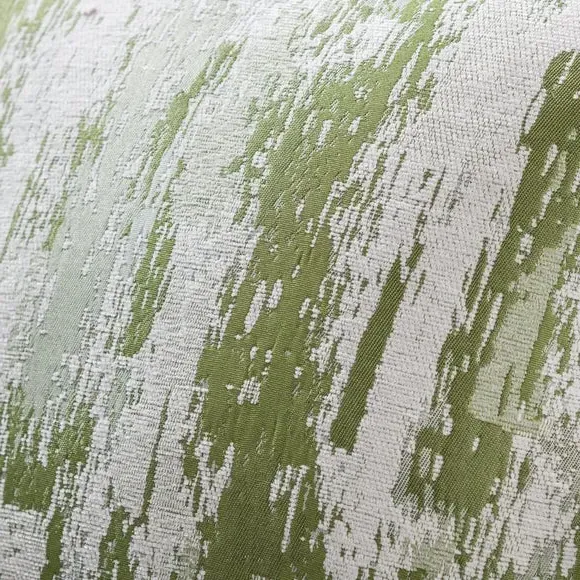Geometric Cushion with Removable Cover - Moss Green