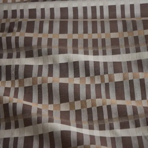 Geometric Duvet Cover Set - Natural, Cotton