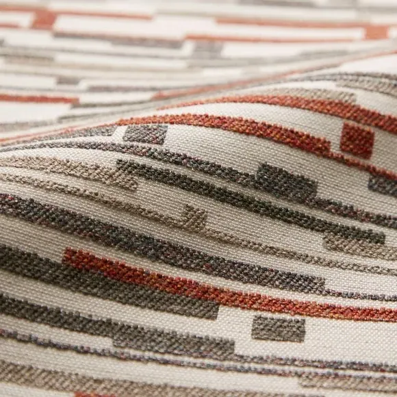 Geometric Fabric by the Metre - Spice, Boucle image