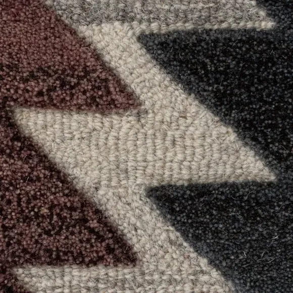 Geometric Runner Rug - Multicolor, Wool