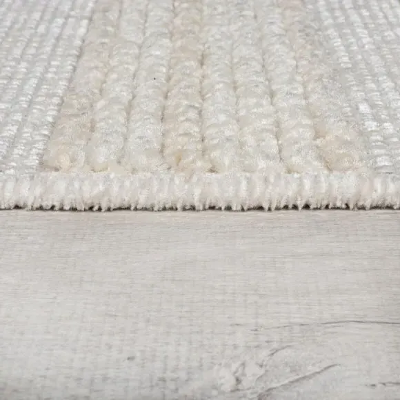 Geometric Runner Rug - Natural, Machine Washable