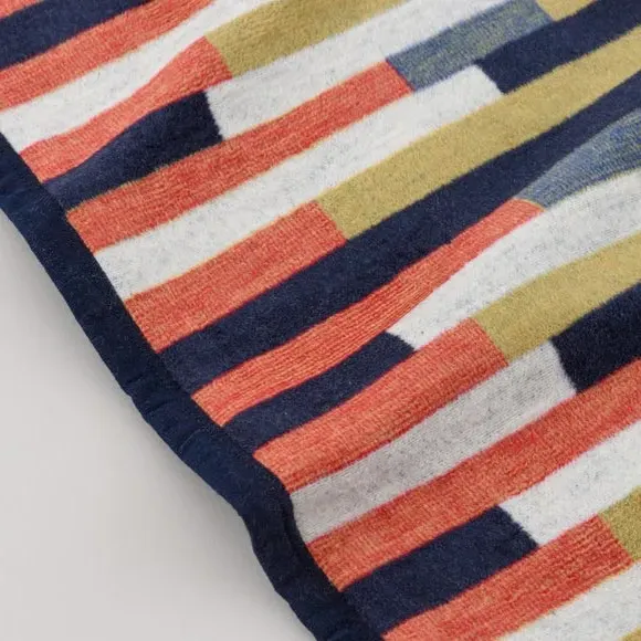 Geometric Throw Blanket - Multicolor, Cotton