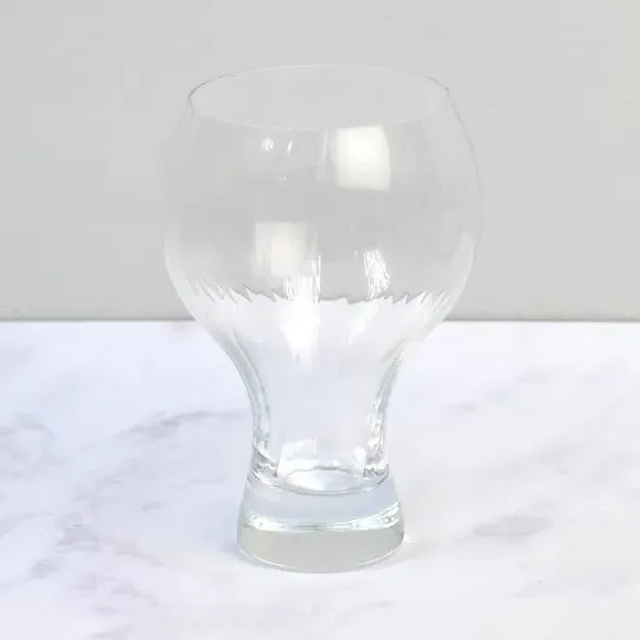 Gin Glass with Ribbed Design - Clear image