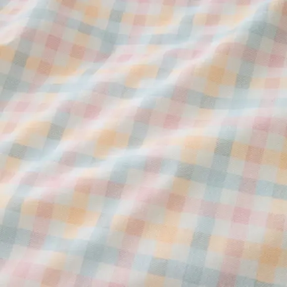 Gingham Duvet Cover Set - Multicolor, Cotton