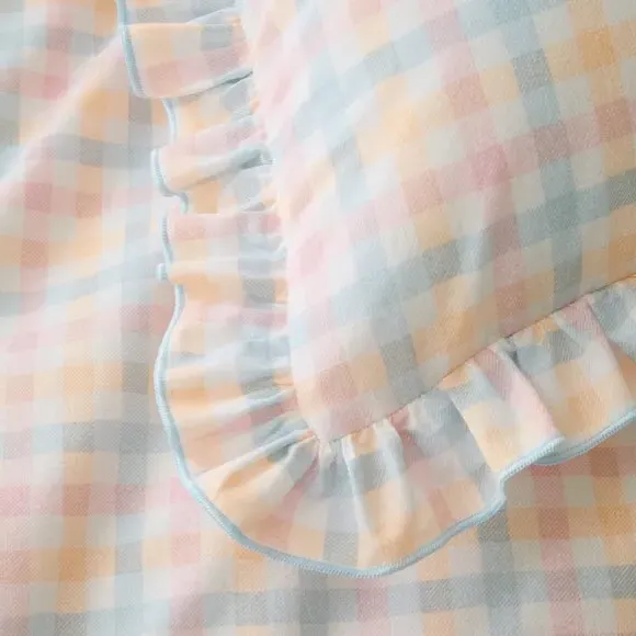 Gingham Duvet Cover Set - Multicolor, Cotton