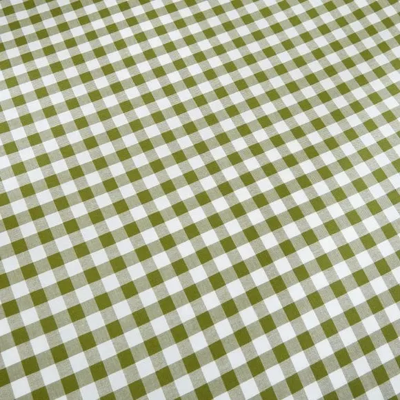 Gingham Duvet Cover Set with Pillowcase - Green
